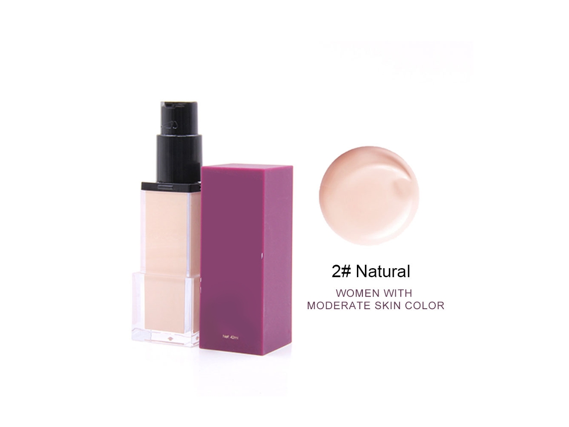 Base De Maquillaje Líquida Impermeable 42ml Corrector Maquillaje Base Tono 2