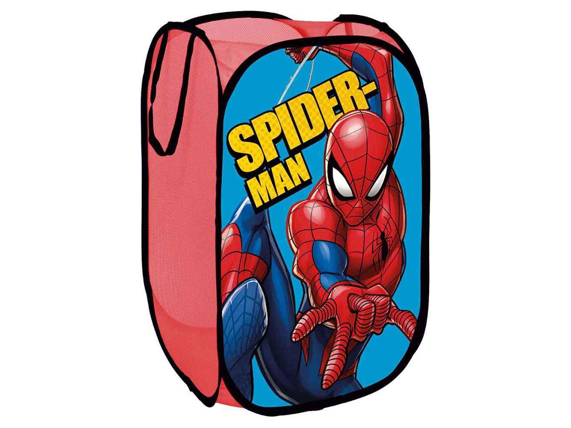 Contêiner de Armazenamento 36X36X58 Cm Spiderman Vermelhomarvel