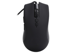 Ratón Para Gamers Hxsj A883 Rgb Con Cable, 6400 Dpi, Ergonómico, 7 Teclas, Negro, Plug And Play.