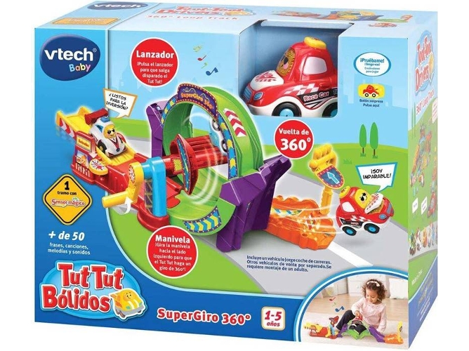 Tut Tut VTECH Bolidos Pista Supergiro 360º (1 Un)