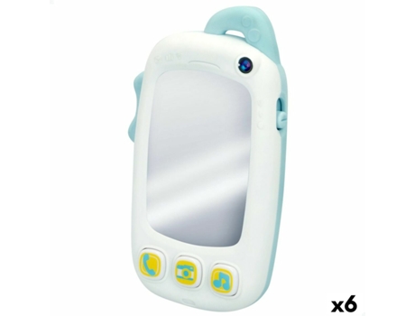 Teléfono de Juguete WINFUN Blanco 9 x 15,5 x 3,8 cm (6 Unidades)