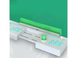 Joystick Arcade Extensible Plug And Play Con Interfaz Usb Para 2 Jugadores, Compatible Con La Consola Switch (blanco)
