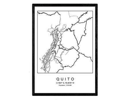 Lámina NACNIC Mapa Quito (A3)