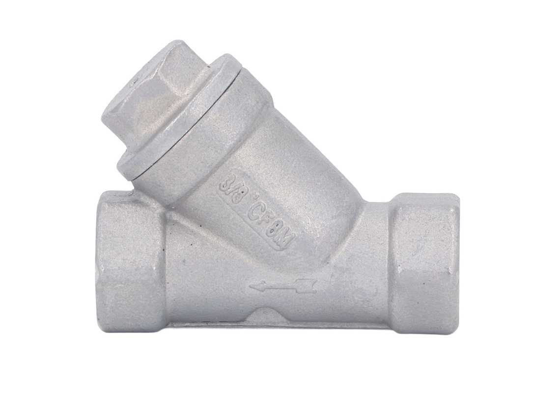 Filtro Y De Acero Inoxidable 304, Roscado Femenino 3/8 Pulgada Dn10 Para Agua Aceite Gas