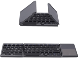 Teclado Plegable, Bluetooth 5.0 Con Panel Táctil, Teclado Inalámbrico Portátil Para Tablet/teléfono Móvil/pc/ios/android/macos/windows