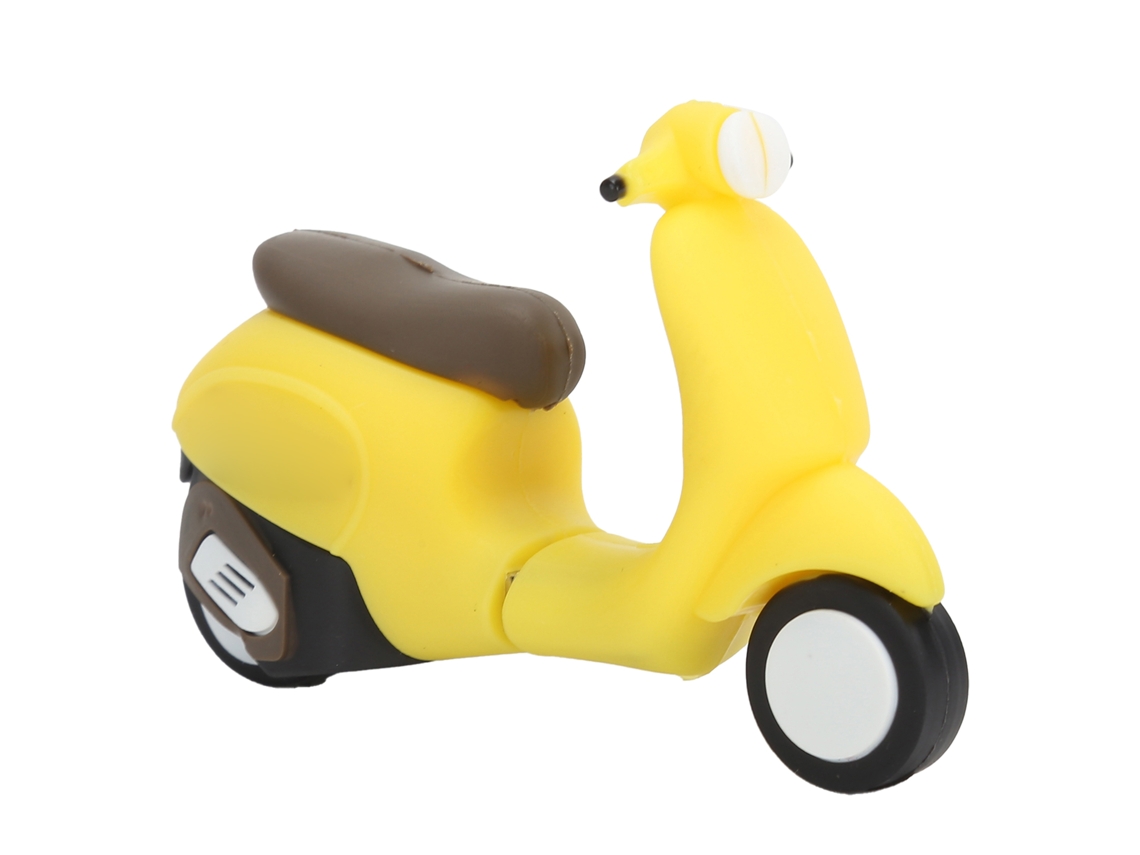Memoria Usb Memory Stick 2.0 De 64gb Amarelo Muñeco De Coche Eléctrico Cartoons Almacenamiento De Datos