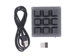 Teclado Mecánico Para Juegos De 9 Teclas Configurable Para Una Sola Mano Con Bluetooth Y Usb Tipo-c.