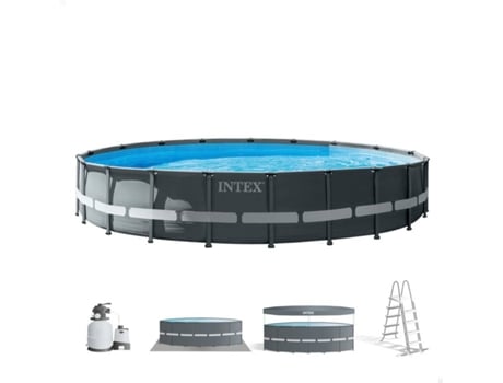 Piscina Tubular INTEX 26334 (com Bomba - 30079 L - 610x122cm)