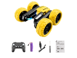 Coche De Control Remoto 2.4 Ghz Stunt Car Rc Con Luces Led, Juguete Para Niños Niñas, Regalo