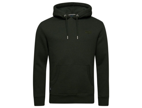 Chaqueta de Hombre SUPERDRY Capucha Essential Verde (XL)
