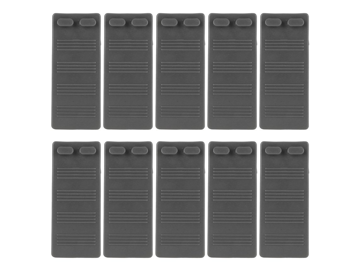 10pcs Topes De Puerta Tpr Antideslizante Apilable Flexible Para Hogar Escuela Oficina Tipo 2