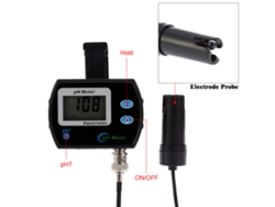Medidor De Ph Profesional Mini Online Con Compensación Automática De Temperatura (atc) Para Agua, Piscinas Y Acuarios.