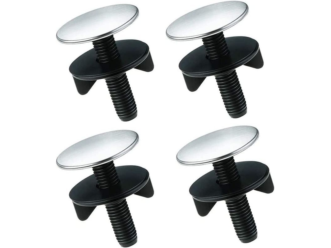 Tapa Para Orificio De Grifo, Ajustable De 15 A 40 Mm, Acero Inoxidable Y Plástico, Para Cocina Y Baño, 4 Unidades.