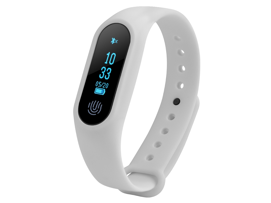 Pulsera Inteligente (monitor De Frecuencia Cardíaca Y Podómetro) M2 Plus Pulsera Inteligente (blanca)