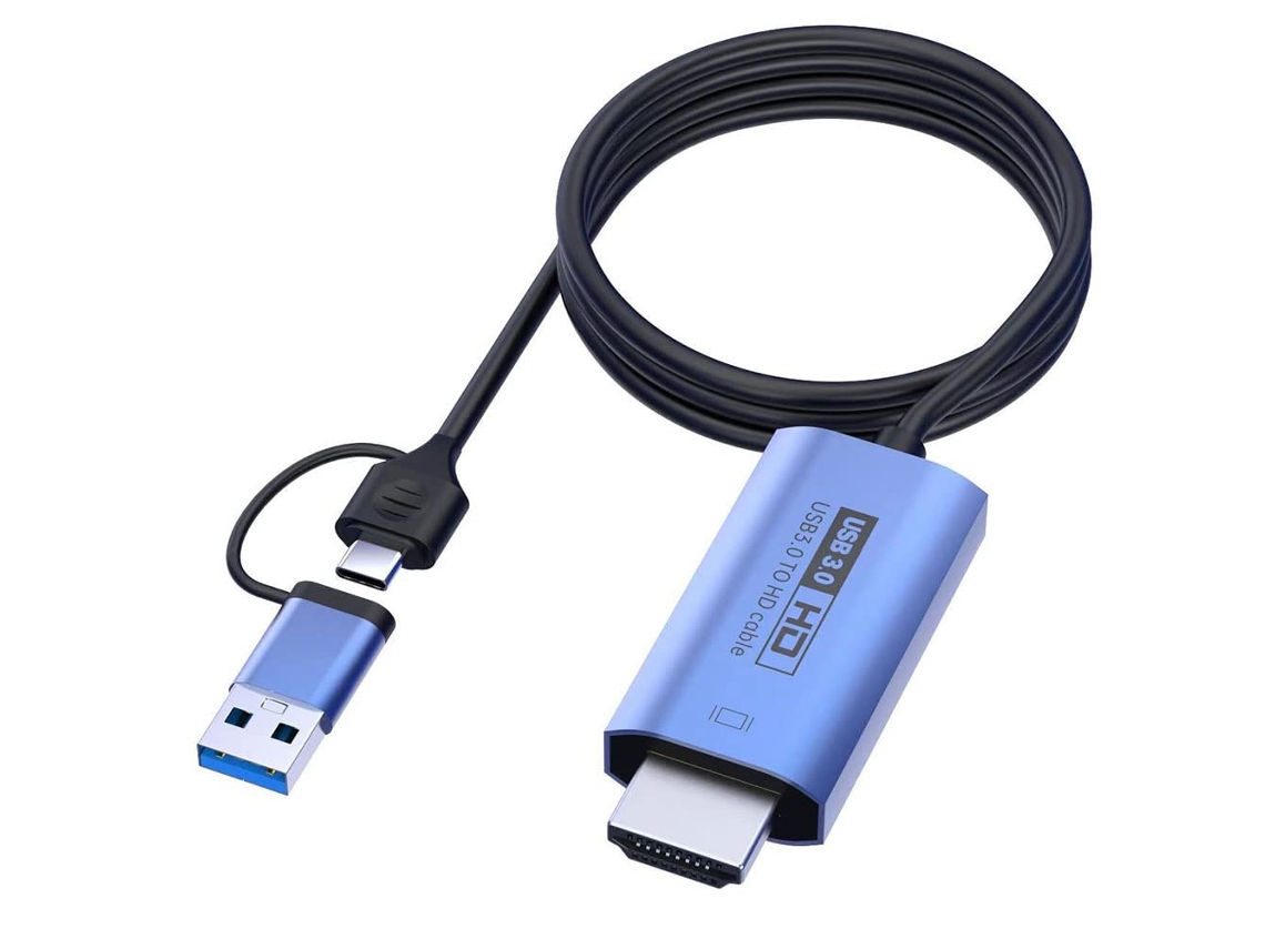 Cable Convertidor Usb 3.0 A Hd 1080p 60hz Compatible Con Adaptadores.