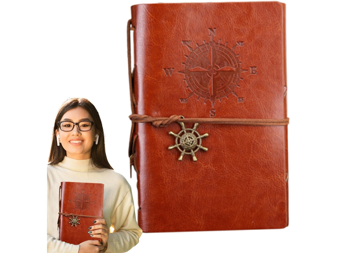 Cuaderno Vintage Diario Con Dise O Pirata Personal Agenda Escolar Material Art Culos Esenciales Papeler A Para Hombres
