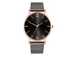 Reloj De Pulsera Para Parejas, Estilo Sencillo, Correa De Malla, Movimiento De Cuarzo.
