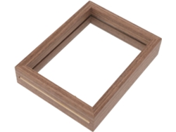Marco de fotos de madera y cristal creativo para decoración de oficina, tridimensional, con flores secas, práctico e ideal - GOKOCO