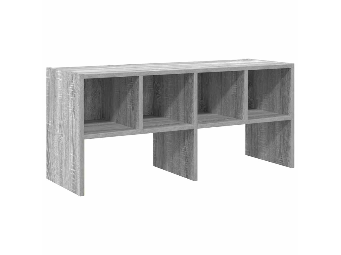 Maison Exclusive - Zapatero Apilable Gris Sonoma 89,5x30x40 Cm