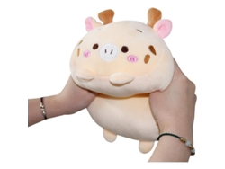 2026-linjou Almohada De Peluche Ciervo Cute Suave, Almohada Kawaii Para Niños Dormir (20cm)