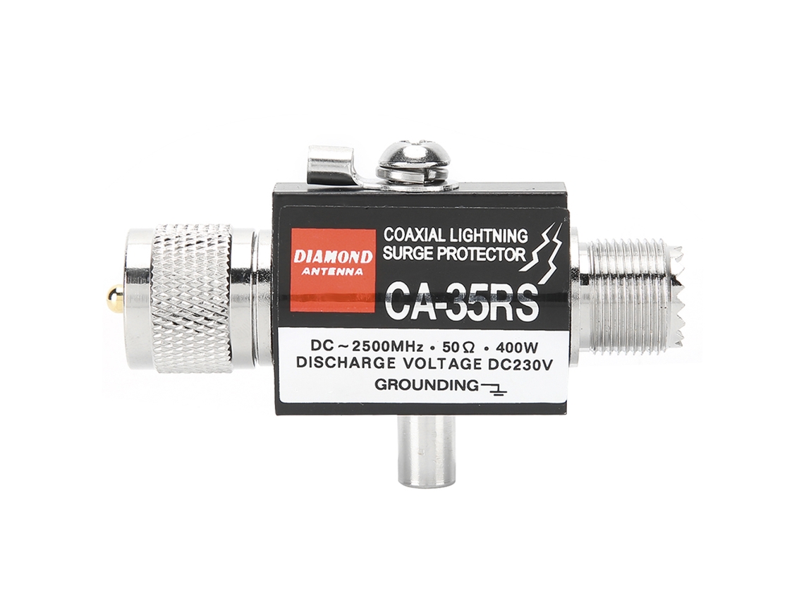 Protector Contra Sobretensiones Para Antena De Radio Ca-35rs, Cable Coaxial Pl259 So239, Acero Inoxidable, 50 Ω, Cc-2500 Mhz