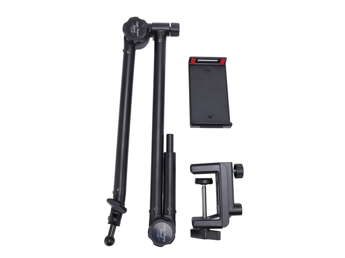 Suporte Suspenso De Microfone 360° Anti-derrubada 1.5kg Metal Braço Mesa Com Suporte Para Telefone Estúdio Casa