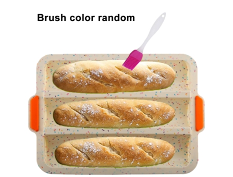 Molde de silicona antiadherente para Baguette, bandeja para pan crujiente, molde para hornear pan, pan francés perfecto para hornear, palitos de pa...