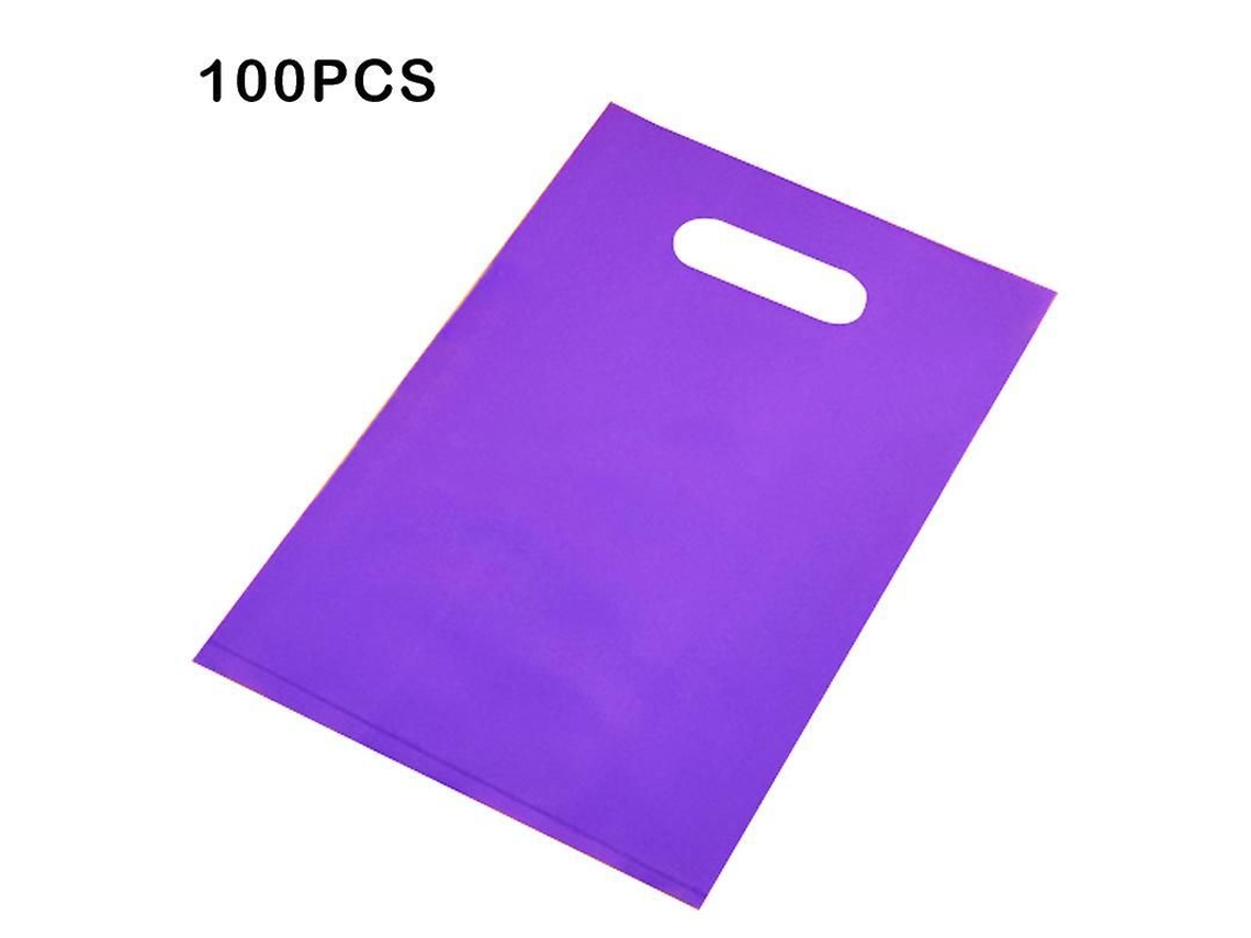 100 Bolsas De Plástico Con Asas Y Logotipo Personalizado Para Compras, Fiestas Y Regalos (sin Costo De Impresión)