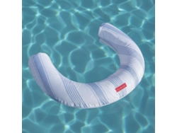 Flamingueo Flotador Respaldo Premium Pvc Multiposición Azul