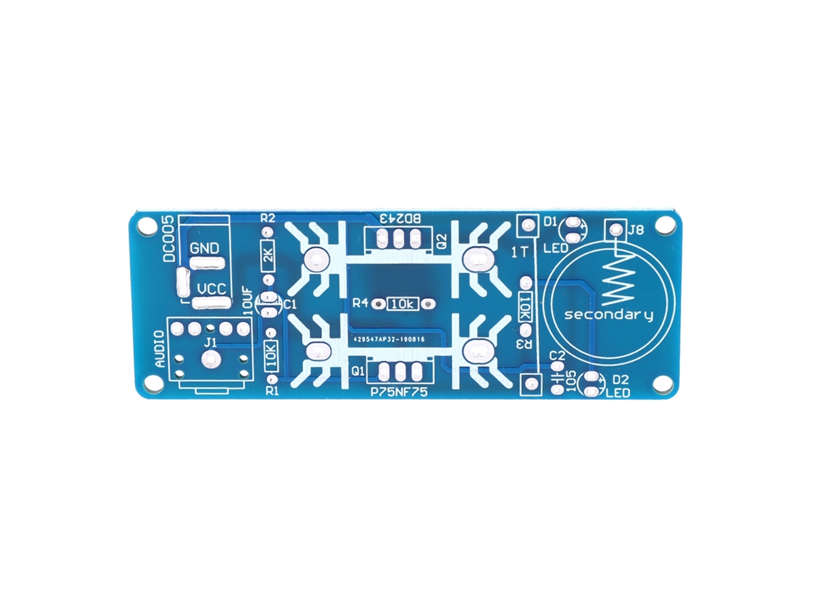Omni-kit Diy De Bobina De Tesla Mini Altavoz De Plasma Módulo Electrónico Dc15~24v 15w