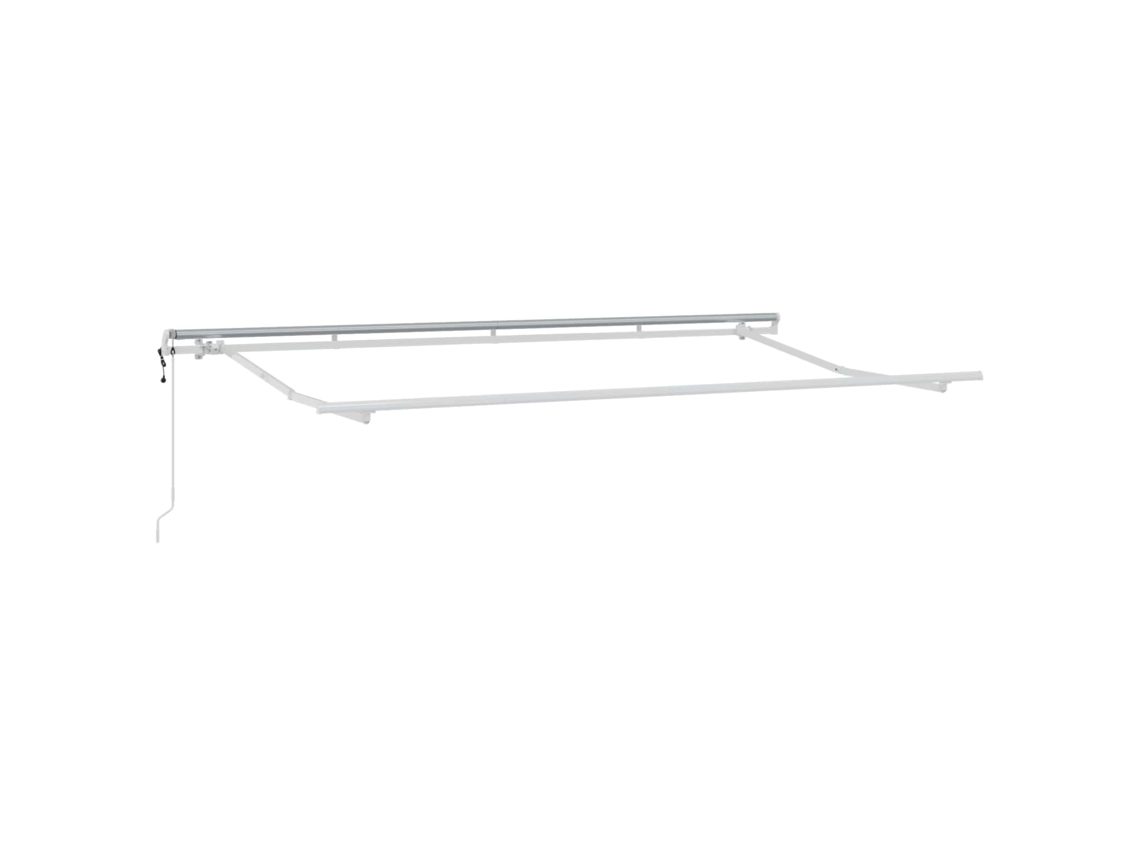 Maison Exclusive - Toldo Retráctil Crema 400 X 200 Cm Poliéster Y Aluminio