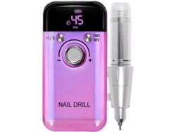 Taladro De Uñas Portátil De 45000 Rpm, Dispositivo Eléctrico Profesional De Bajo Ruido Con Pantalla.