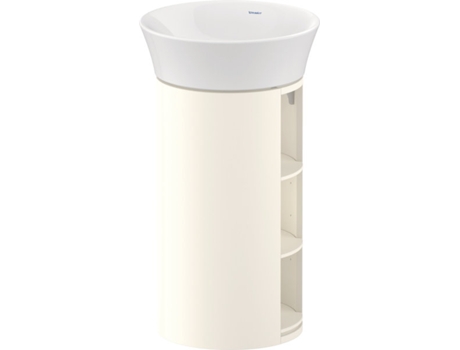 DURAVIT White Tulip, mueble de lavabo de pie, ancho 350 x fondo 410mm, con compartimento abierto, con tecnología tip-on, WT42390