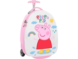 Maleta de viaje infantil Peppa Pig con diseño de helado rosa (28 x 23 x 43 cm - 27,7 l)