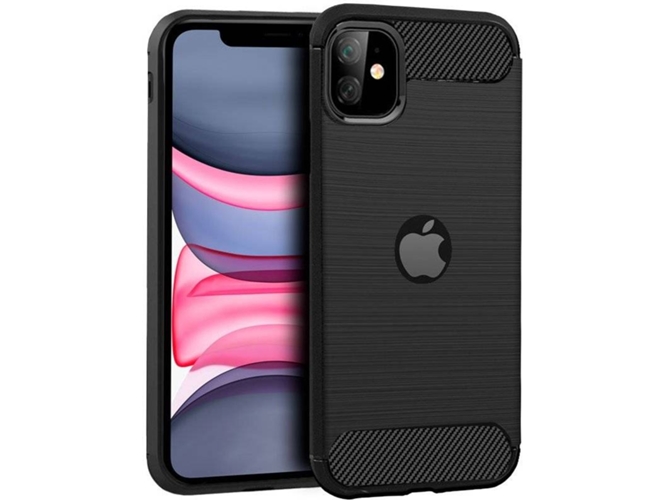 Funda iPhone 11 COOL Cárbon Negro