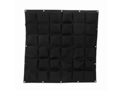 Bolsa para plantas de pared vertical con 36 bolsillos para colgar en el jardín al aire libre