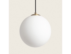 LEDKIA Lámpara Colgante Metal y Cristal Moonlight Brass Dorado