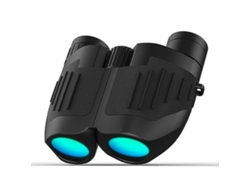 Binoculares compactos Bak 4 de 12x25, enfoque fácil, visión superbrillante, ligeros, IP68, para observación de aves, observación de estrellas, caza y turismo, color negro Yizhood