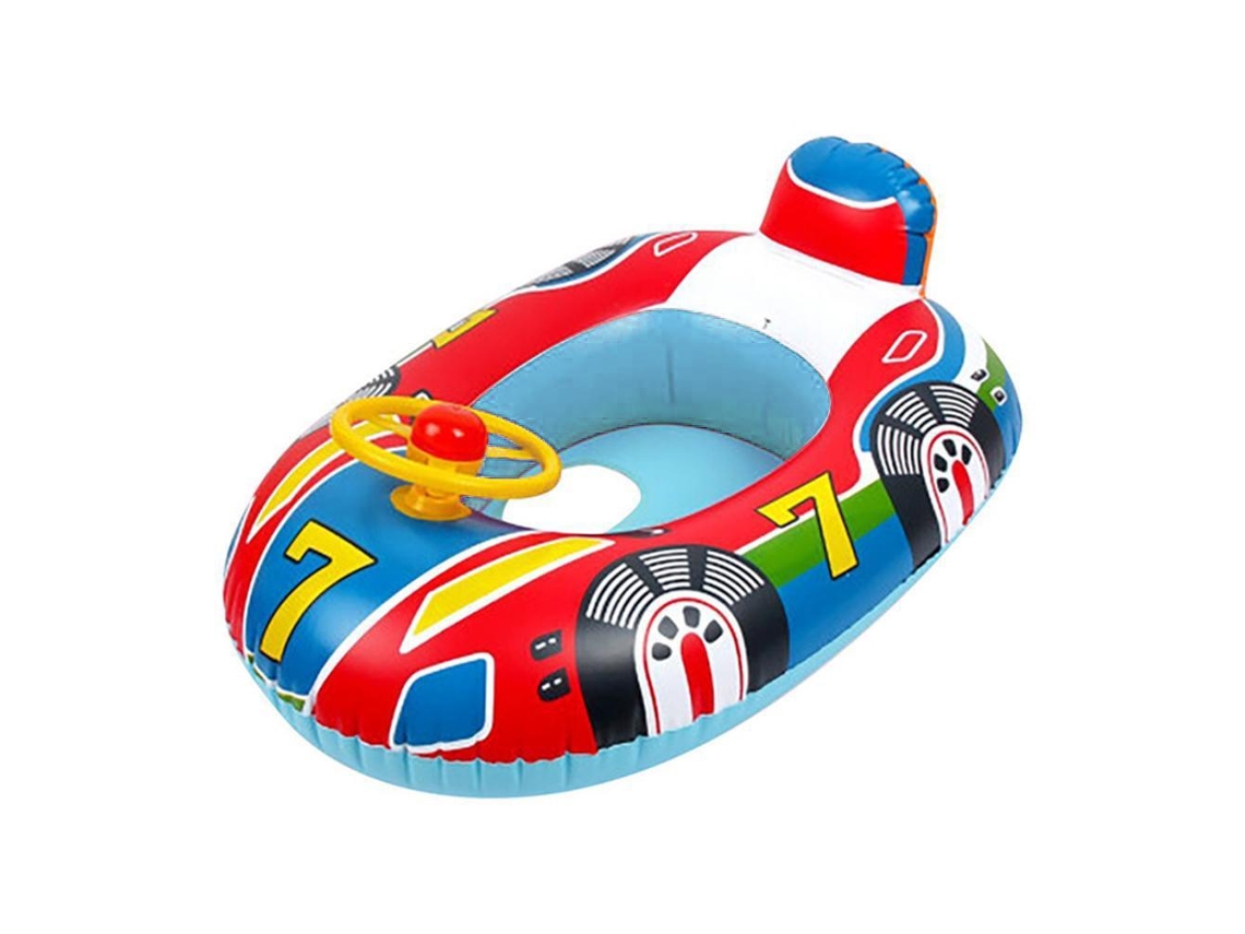 Mali anel de Natação Inflável com Volante e Alça para Bebês 1 2 Anos Kids Pool Floats