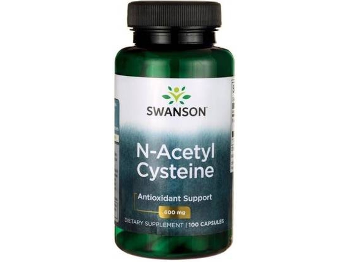 Complemento Alimentar SWANSON N-Acetil Cisteína Premium (100 cápsulas de 600mg)