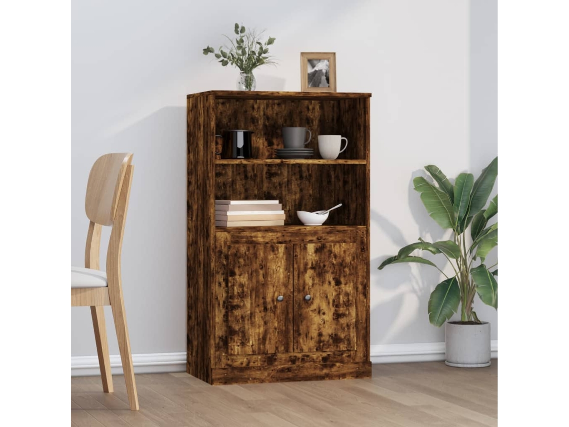 Lovely Home Armario Alto Derivados de Madera 60X35,5X103,5 Cm Ahumado