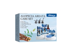 Kit de cuidado para la alopecia areata: jabón nutritivo para el cabello, champú y crema de tratamiento para un cabello más grueso.