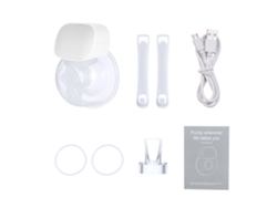 Extractor de leche eléctrico portátil silencioso, invisible, manos libres, 2 modos, 5 niveles, con brida de 24 mm, ideal para el hogar y los viajes.