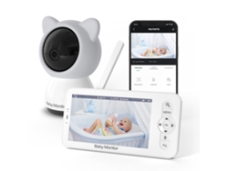 Monitor de bebé OHPA A5 (5-blanco)