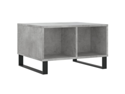 Maison Exclusive - Mesa De Centro Madera Contrachapada Gris Hormigón 60x50x36,5 Cm