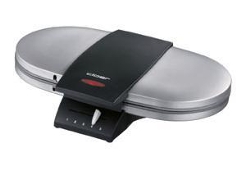 Cloer 1329 Gofrera 1200 W Acero inoxidable Negro