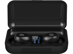 Auriculares Bluetooth True Wireless SMARTEK TWS-490 (In Ear - Micrófono - Negro)
