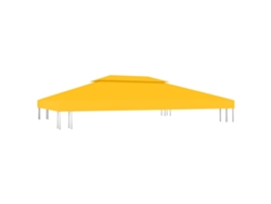 Cubierta para cenador de 2 capas, 310 g/m², 4 x 3 m, amarilla, WSD866412, Lovely Home