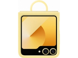 Funda SAMSUNG de Silicona con Anillo Z Flip 7 FE / Z Flip 6 (Amarillo)  