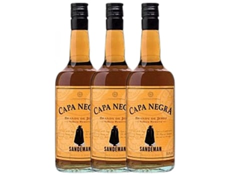 Coñac SANDEMAN PORTO Sandeman Porto Capa Negra (0.7 L - 3 unidades)